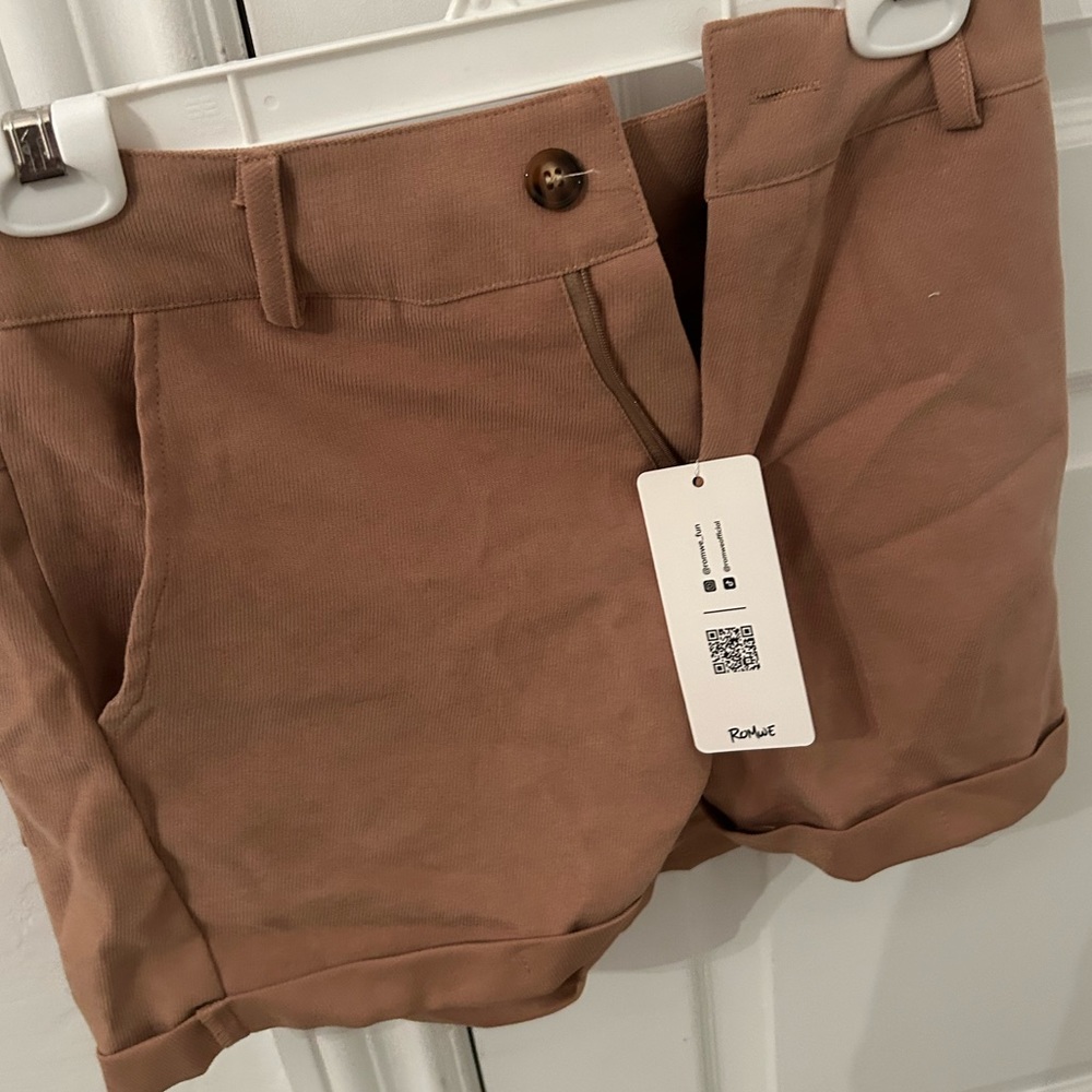 ROMWE brown shorts